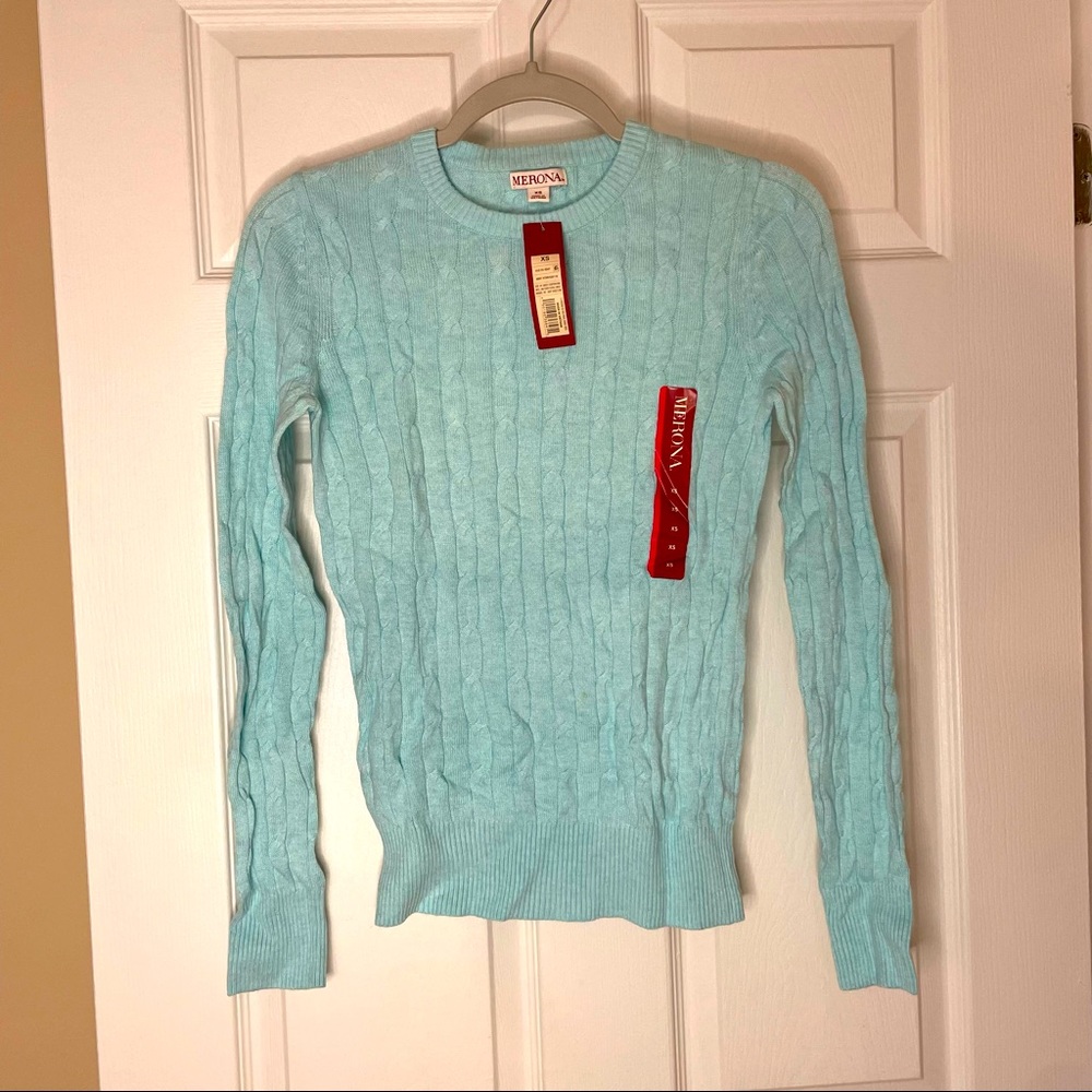 4/$10 Merona cable knit sweater